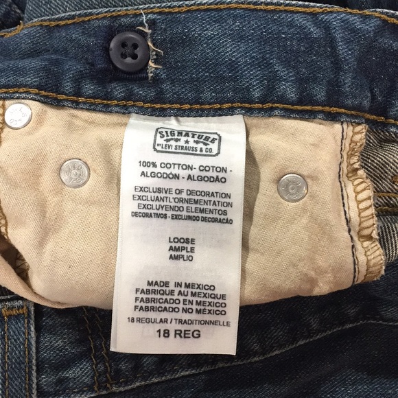 Signature by Levi’s Strauss Loose Youth Size 18 - Picture 5 of 8
